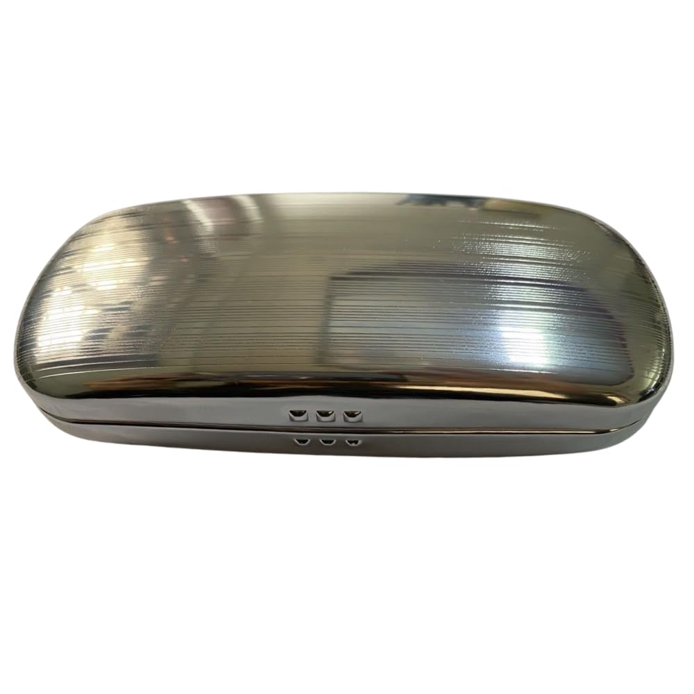 

Стильный жесткий футляр для очков для очков и для мужчин и женщин [ideastore] Солнцезащитные очки, Портативный, Серебристый, (Тип А)