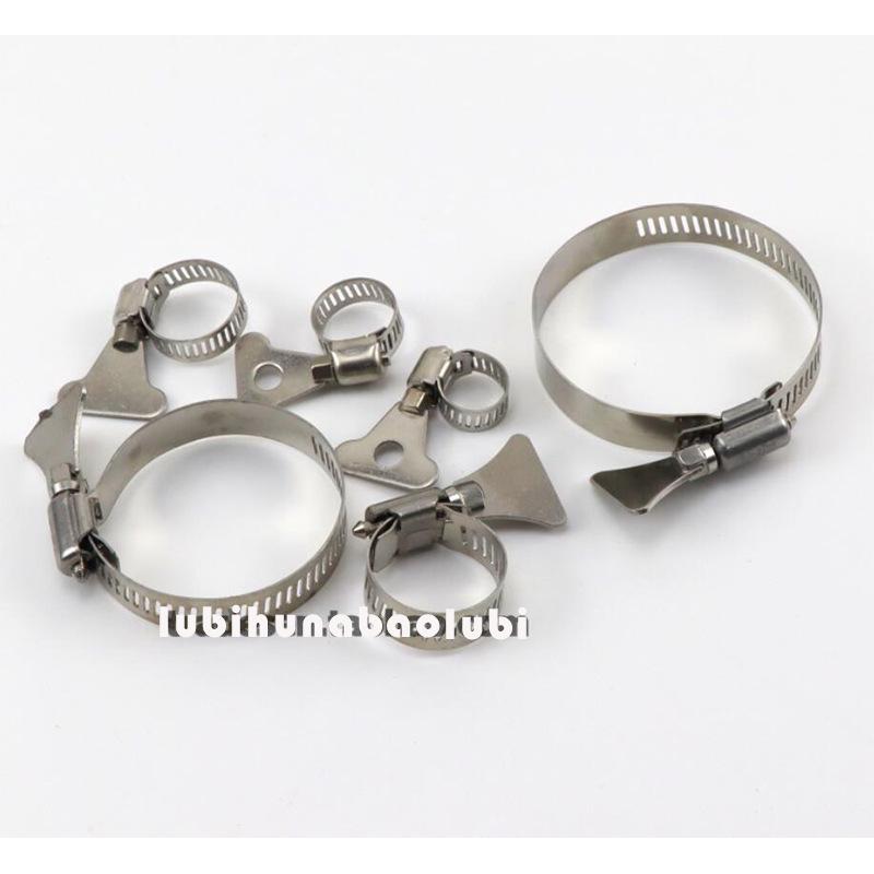 304 Stainless Steel Flexible Vent Hose & Pipe Clip for Range Hood and Appliances