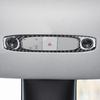 Carbon Fiber Warning Reading Light Frame Cover Sticker For Tesla Model 3 Y 17-22