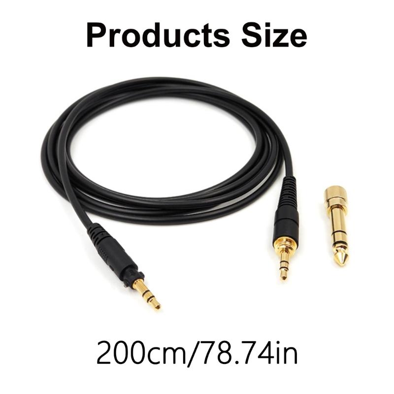 3.5mm Headphone Cable For EAH-DJ1200 beast ProMixr Headphone,High Fidelitys Sound Quality 6.35mm Gold Plate Adapter
