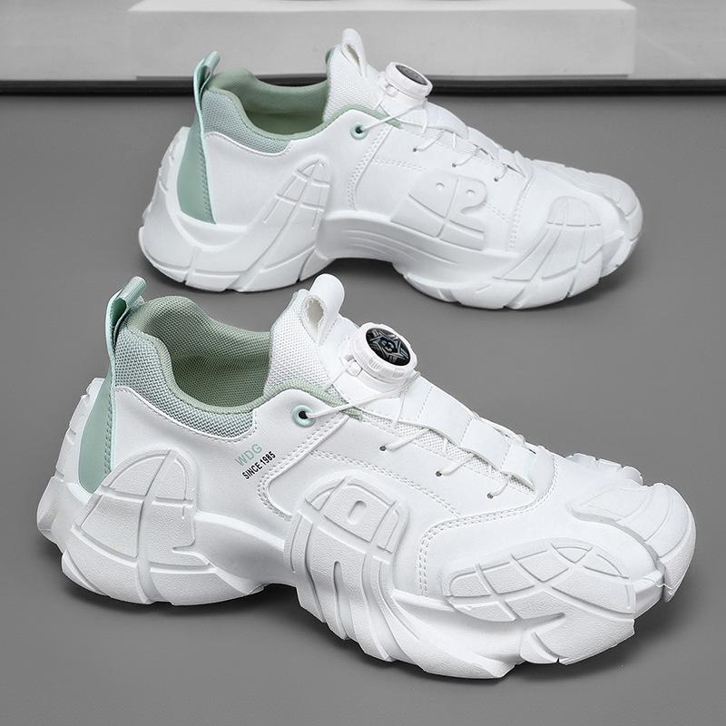 

Папины кроссовки мужские 2025 весна вращающаяся кнопка спортивные беговые увеличивающие рост меха папины кроссовки кроссовки 39