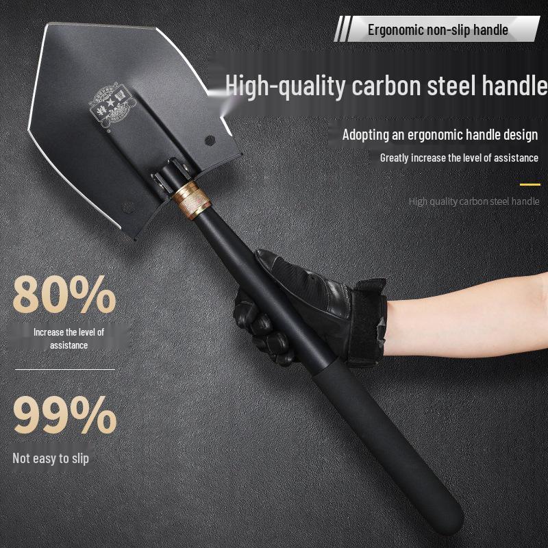 Changlin 181T Multifunctional Manganese Steel Folding Shovel for Camping, Vehicle, and Fishing