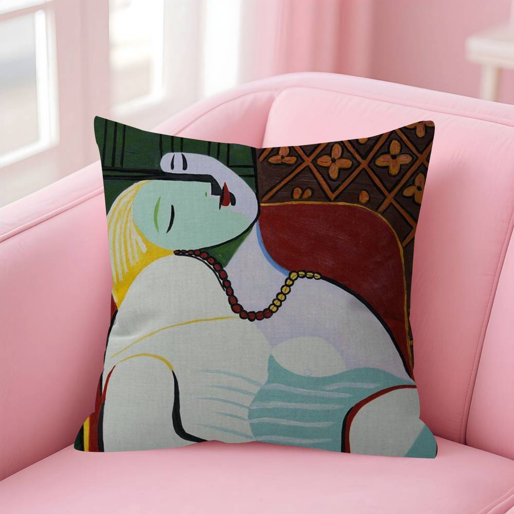 Abstract Picasso Art Classic   Cushion Cover Car Throw Pillow Case For Sofa Car Christmas Gift