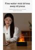 Seven-Color Simulated Flame USB Aroma Diffuser for Home and Office