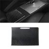 Carbon Fiber Interior Central Storage Box Cover Trim For 2007-2009 Toyota Camry