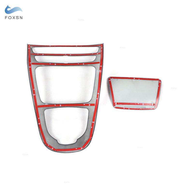ABS Car Interior Accessories Center Console Gear Shift Panel Cover Decoration Trim For Mercedes Benz E-Class W213 2016 2017 2018