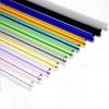 100Pcs Reusable Drinking Glass Straws 18cmx8 mm For Smoothies, Tea, Juice --10 Pack With 20Pcs Cleaning Brushs