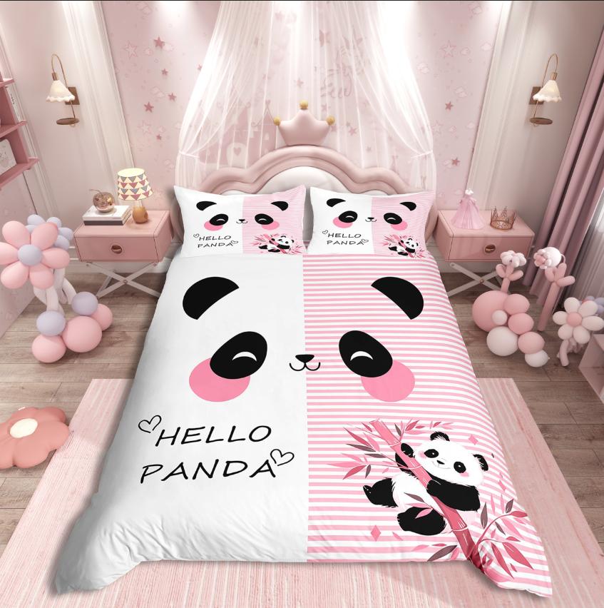 

Homewish Kawaii Fairy Duvet Cover Set,Cartoon Animal for Children Bedding Set,Dreamy princess Decor DE XS 100x135cm 2pcs&set
