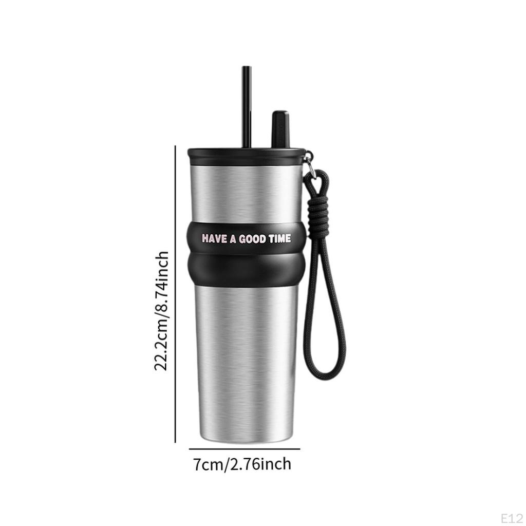Isolierter Becher 710ml 316 Edelstahl Wiederverwendbar Auslaufsicher Reisebecher Wasserflasche für Picknick