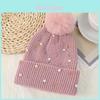 Knitted Hat For Women With Thick Warmth And Windproof Function For Winter Outdoor Use