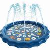 Dolphin Two-Color PVC Outdoor Sprinkler Pool Pad