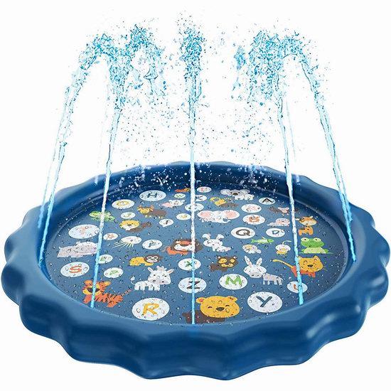 Dolphin Two-Color PVC Outdoor Sprinkler Pool Pad