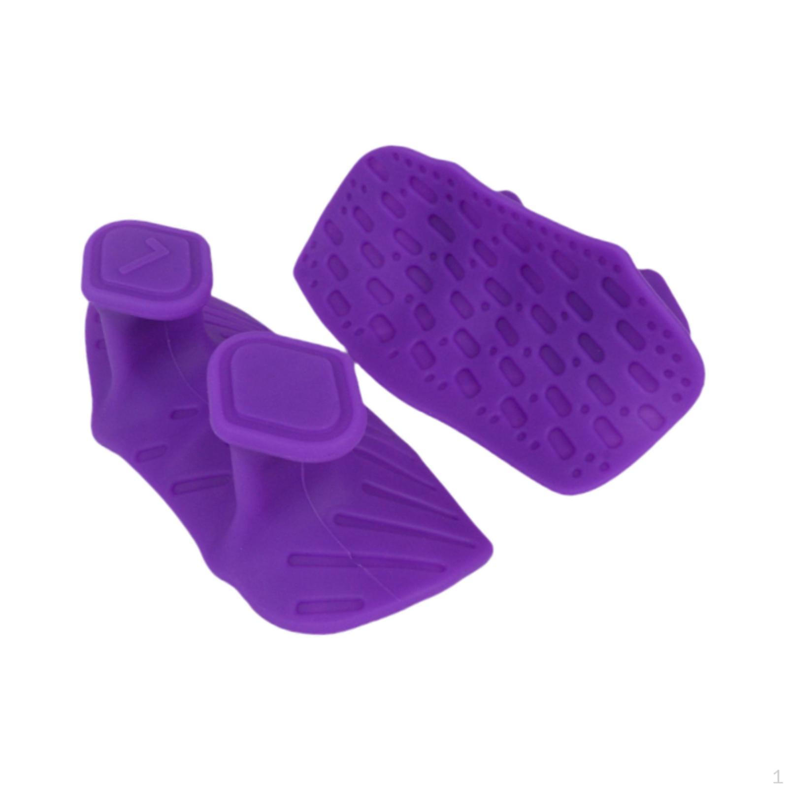 

2 штуки накладок для грифа для тяжелой атлетики, защита рук, для упражнений в спортзале фиолетовый