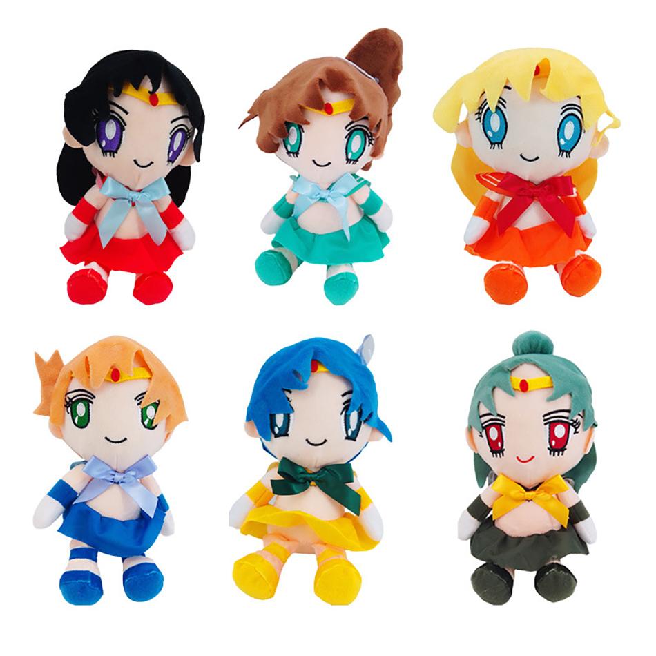 Brinquedos de Pelúcia do Anime Sailor Moon Boneca de Pelúcia Tsukino Usagi Kaiou Michi Figura de Ação de Desenho Animado Modelo Coleção Brinquedos de Decoração