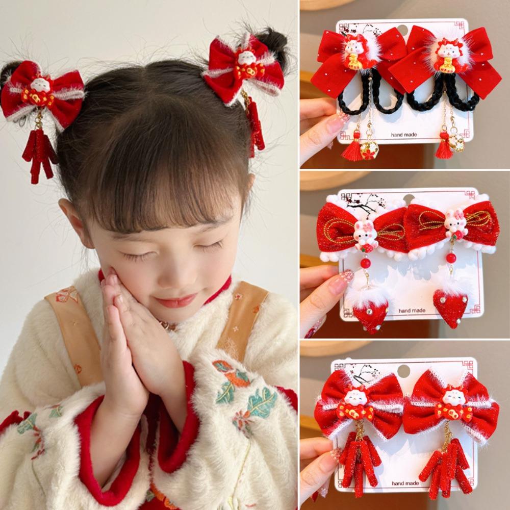 

Шпилька с кисточками в китайском стиле, милый головной убор в виде дракона, модный парик, заколки, клипса, повседневная жизнь