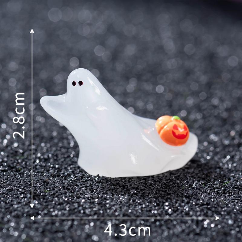 Neuer Leuchtender Smart Geist Umarmende Kürbis Weißer Geist Kreativ Halloween Geister Szene Party Dekoration Ornament