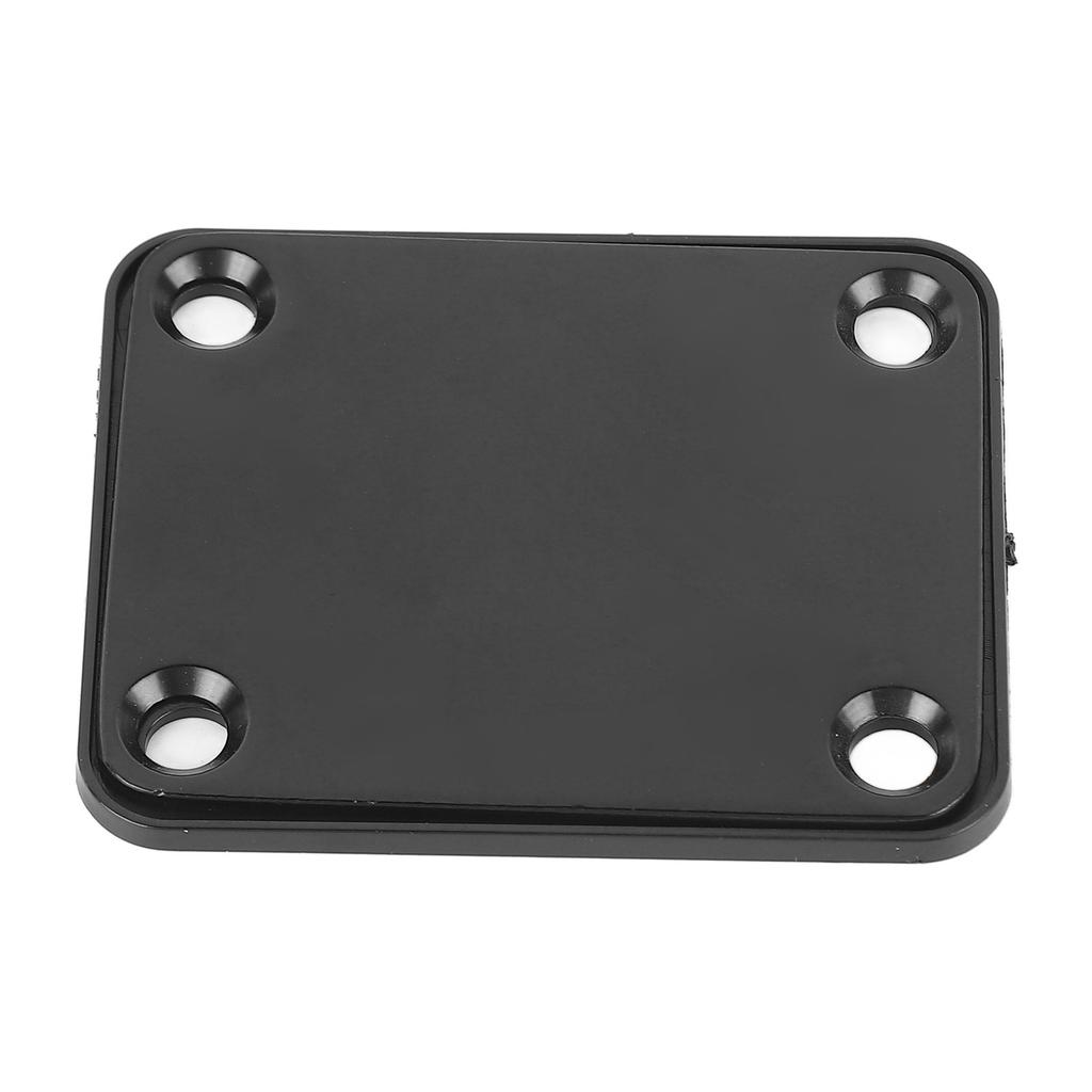 Electric Guitar Neck Plate Metal Guitar Neck Reinforcing Protective Board for Replacement Black