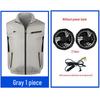 New Sleeveless Air-Conditioned Cooling Clothes with Fan for Summer Outdoor Heatstroke Prevention