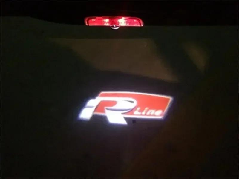 SVLHP1 4X LED Car Door Logo Projector Light Accessories for VW R Golf 5 6 7 GTI GTD GTE Touareg CC Passat B6 B7 B8 B9 C6 C7 C8 Tiguan