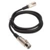 XLR Male To Female Cable 3 Pin Lossless Noiseless HiFi Sound XLR Sound Cord for Microphone Speaker
