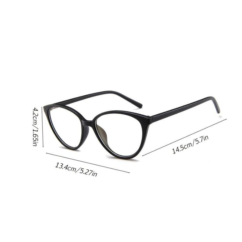 Chic Y2K Cat Eye Fashion Glasses for Women - Retro Square Frame Anti-Reflective Lens Perfect for Beach & Party