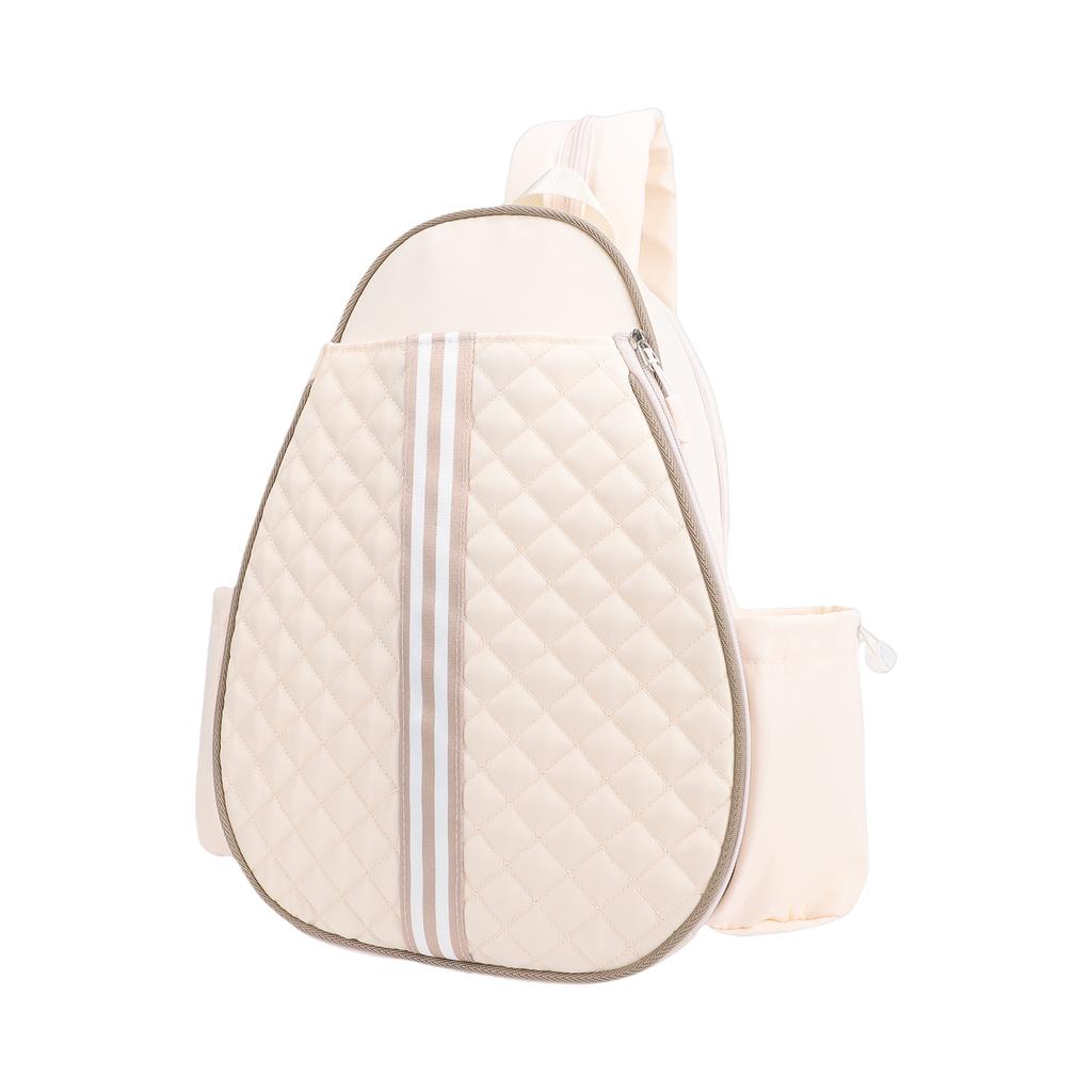 Tennis Paddle Bag with Separate Racket Compartment Large Cup Holders Detachable Hook Shoe Compartment MultiSport Backpack for Women Travel Gym
