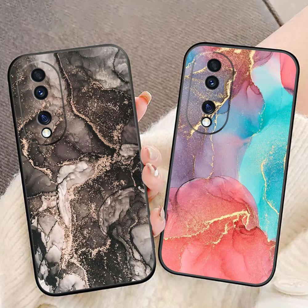 Watercolor Painting Marble Phone Case For VIVO Y04 Y15S Y16 Y17S Y19S Y21 Y22S Y28 Y29 Y35 Y36 Y39 Y50 Y51 Y72 Y93 Y100 Cover