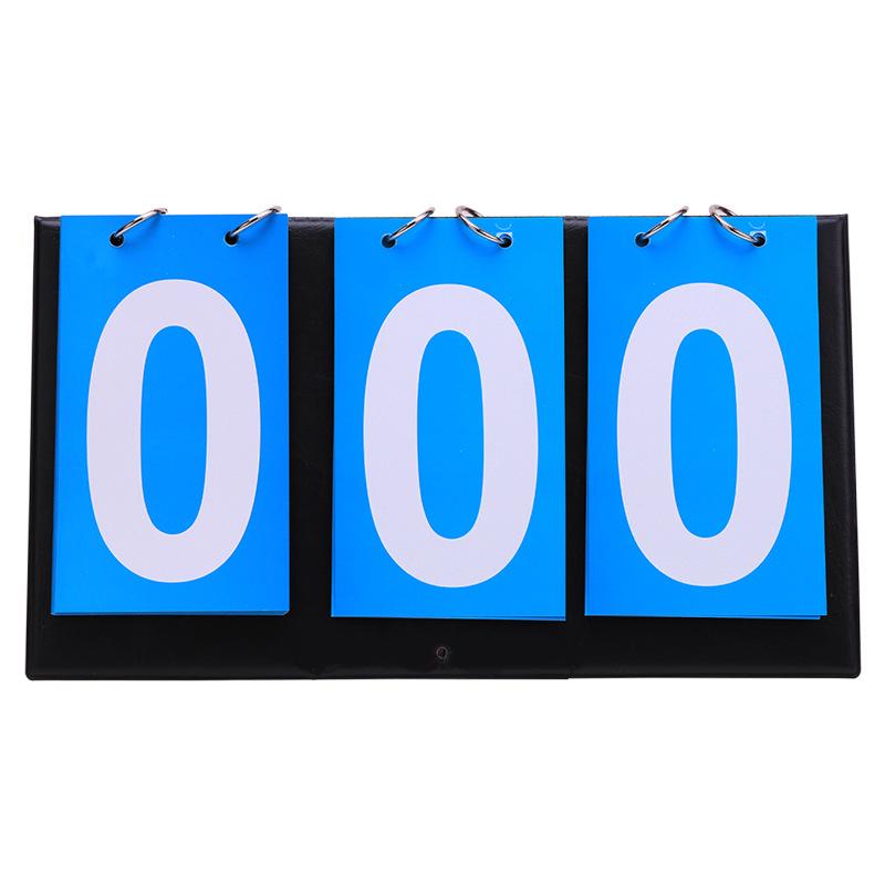 Three-Digit Double-Sided Flip Scoreboard for Basketball and Football Matches