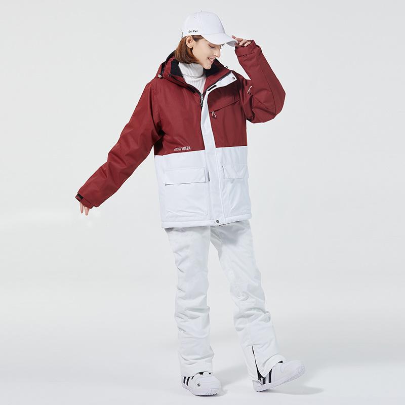 Couples' Warm Korean-Style Snowboard Suit Set