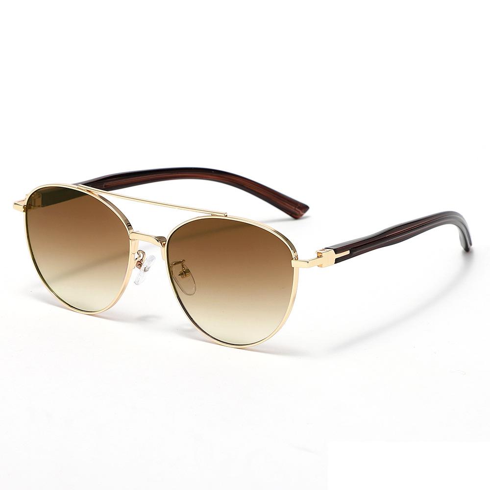 

Men S Double Beam Sunglasses, Uv Protection, Sunscreen Sunglasses, Fashion Sunglasses.