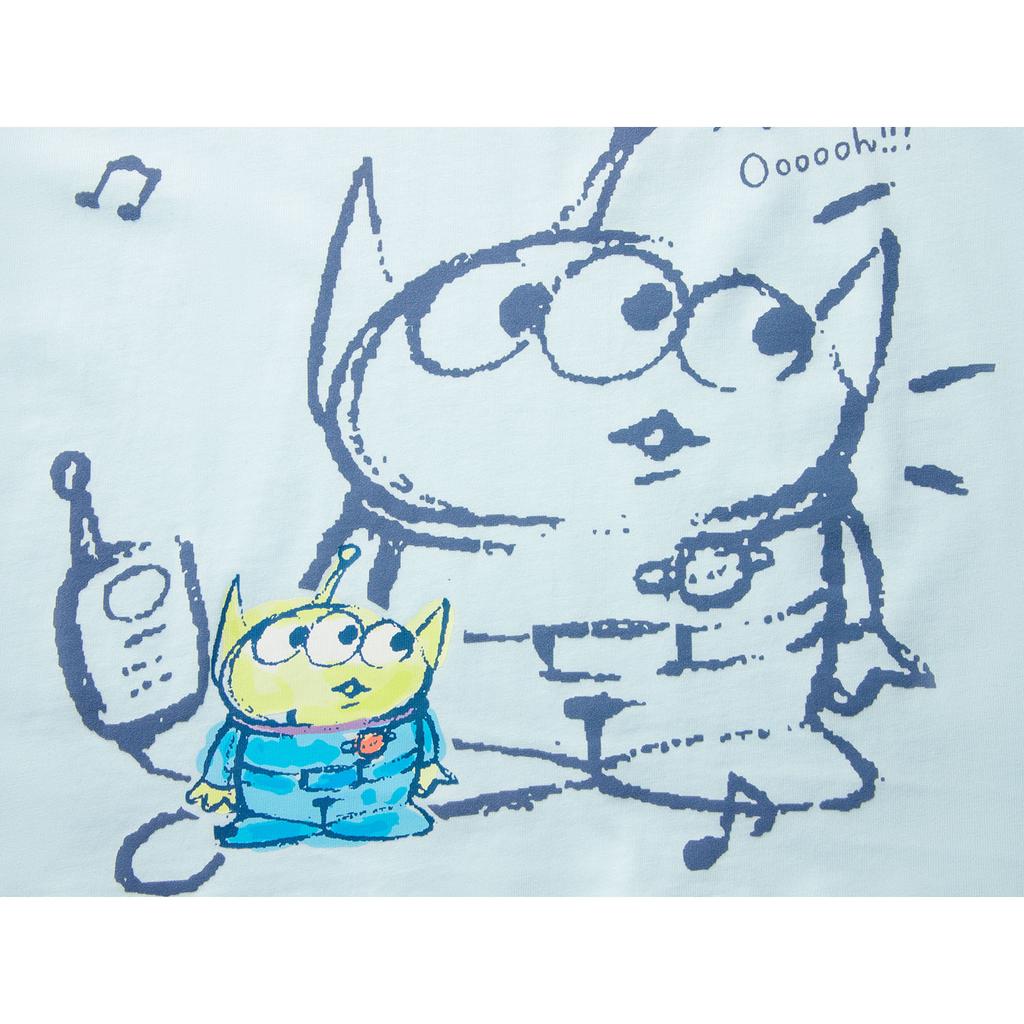 Li Ning X Disney Toy Story Series Graphic American Vintage Casual Fashion Comfortable Breathable Loose Round Neck Short Sleeve T-Shirt AHSV690-2