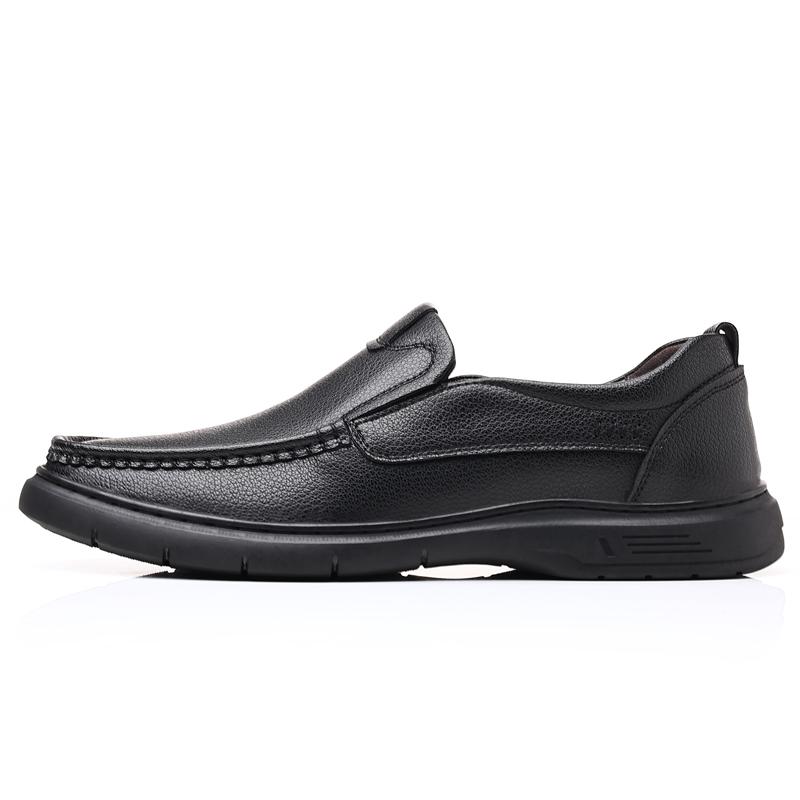 Men's Breathable Leather Loafers Comfortable Slip-On Men's Driving Shoes Men Casual Lightweight Business Male Dress Shoes