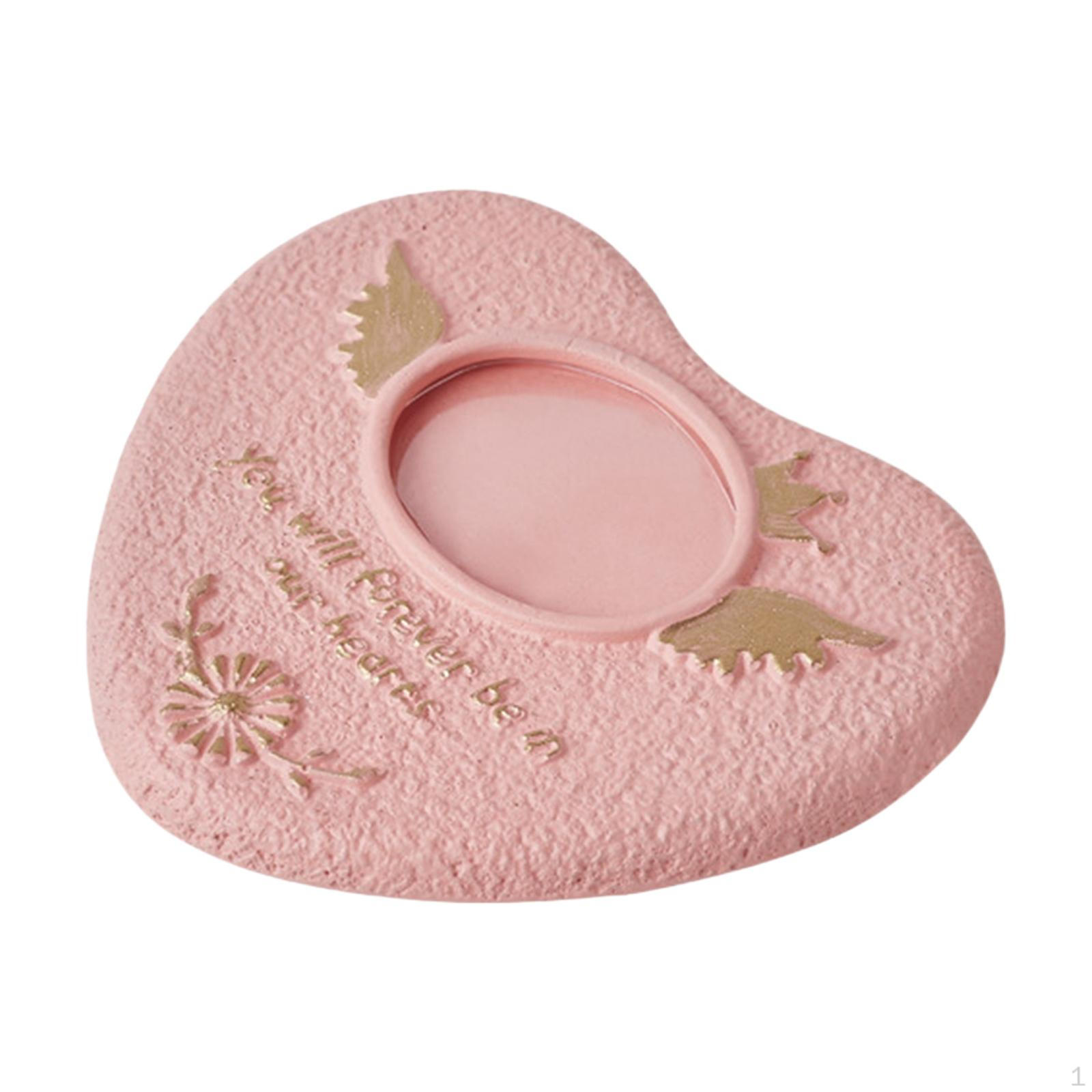 

Фигурный надгробный камень с фоторамкой Садовый аксессуар 5,3 X 6 0,6 дюйма