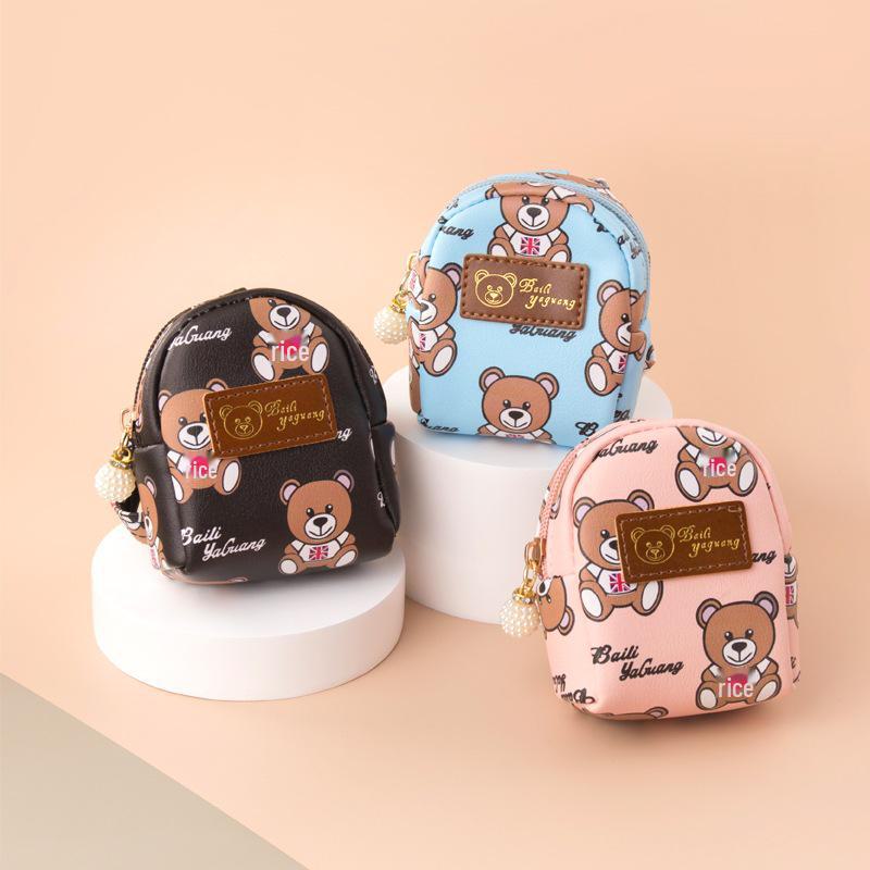 Girly Hot Style Cute Bear Coin Purse - Portable & Stylish Key Bag