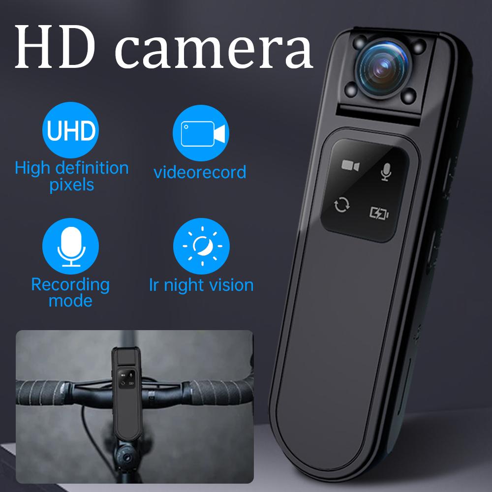 HD WiFi Camera, Night Vision Bodycam, Outdoor Sports Camera, Webcam, Rotatable Bicycle Video Recorder
