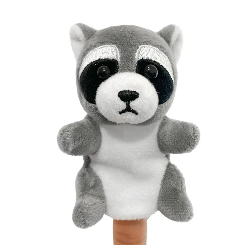 Role Play Finger Puppets Stuffed Doll Storytelling Animal Hand Puppets Kawaii 9cm Puppets Plush Toy Kids Toddlers