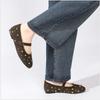 Fashion Round Toe Rivets Women Mary Jane Shoes Brown Faux Suede Metal Belt Non-slip Soft Sole Retron Design 2025 Spring Ladies Flats