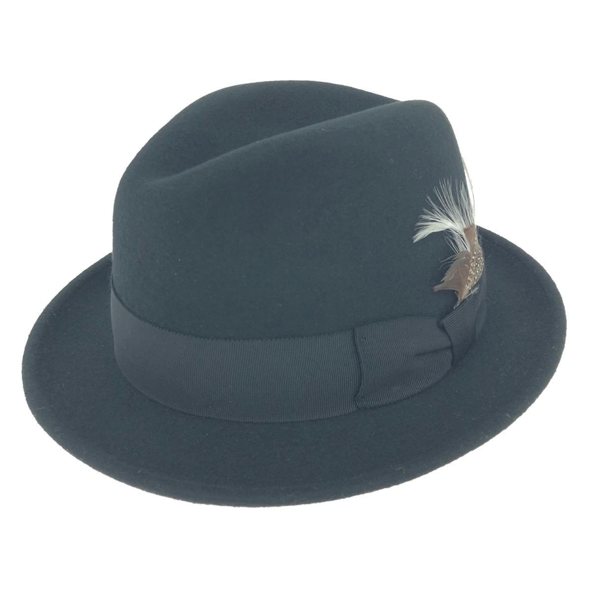 Used Stetson Folded Hat Wool Black Men s / 240001183960