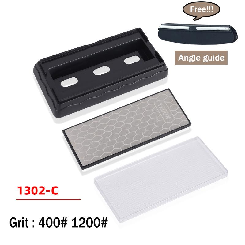 Double-Side Base Diamond Sharpening Stone Whetstone Knife Kitchen Grit Chef Knife Grinding 400/600/1000/1200 Grit Sharpener