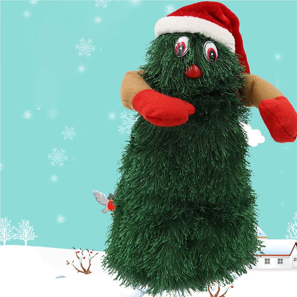 Elektrischer Weihnachtsbaum Spielzeug Requisiten Exquisite Haushalts-Feiertagsdekoration Interessante Tischplatten Batteriebetriebene tanzende Spielzeuge