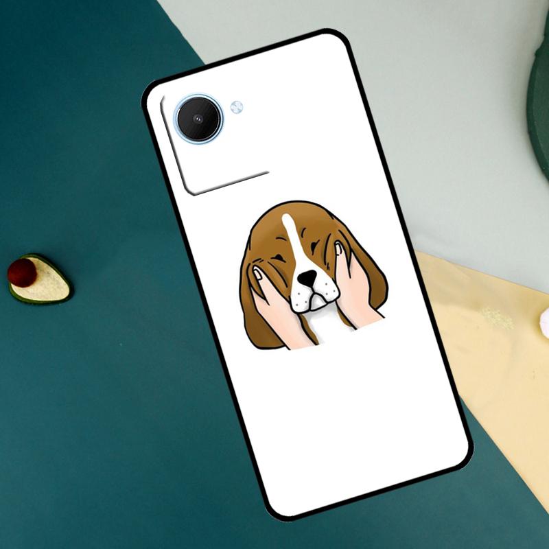 The Beagles Funny Cartoon Dog For Realme C55 C71 C75 C67 C63 C51 C61 C53 C35 C65 11 12 13 14 15 Pro Plus GT6 GT7 Pro Case