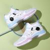 Retro Bingo Marshmallow Cross 2.0 Badminton Shoes - Anti-slip, Shock Absorption, Competition-ready