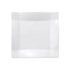 9-inch White Commercial Melamine Square Dinner Plate