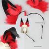 Plush Fox Demon Ears Headband - Cosplay & Performance Accessory