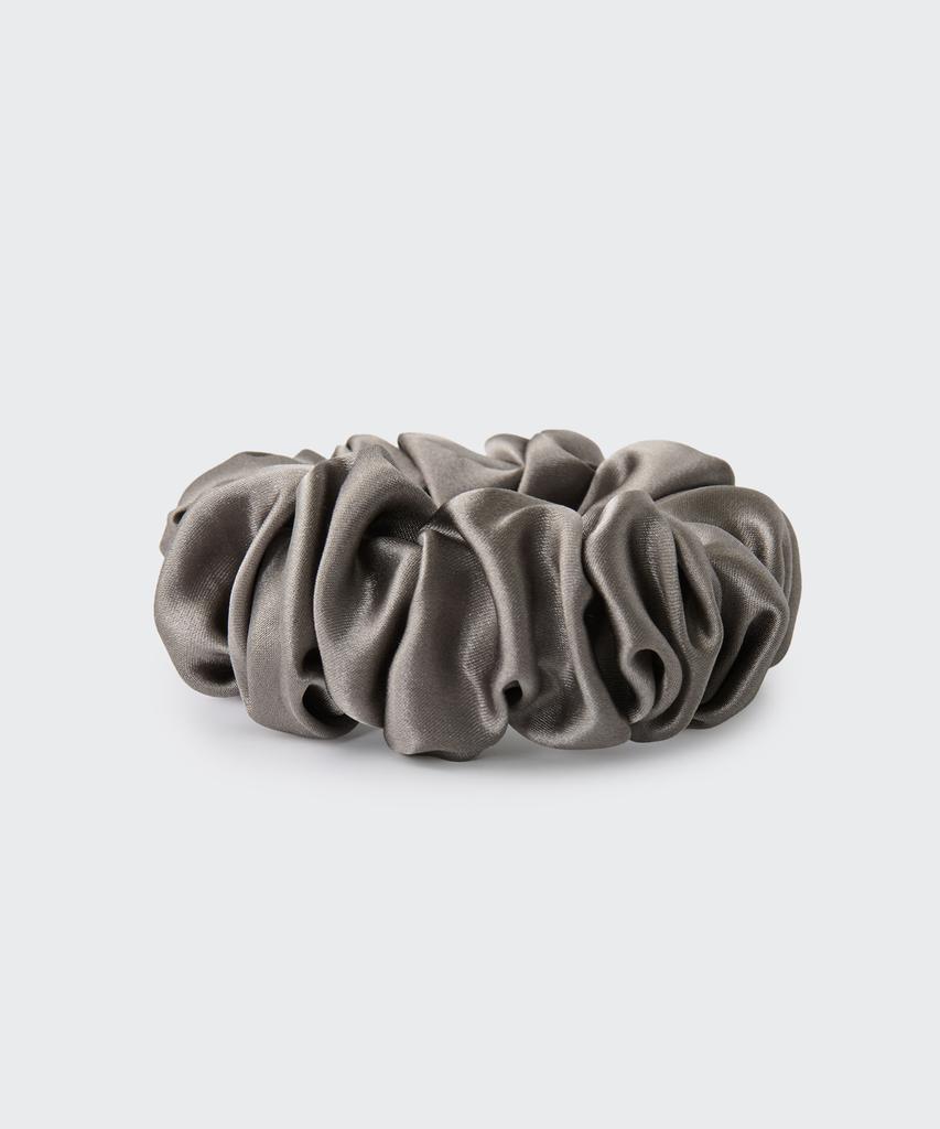 Musinsa Standard Woman Women'S Silk Scrunchie_Large [Warm Grey]