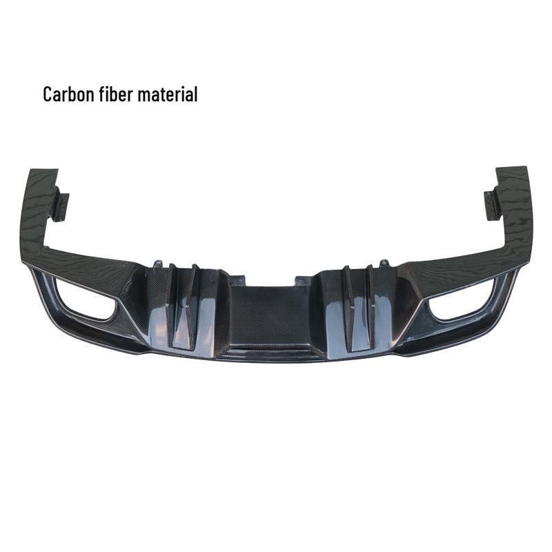 18-23 Ford Mustang AC Style Carbon Fiber Rear Lip Spoiler with Four-Outlet Body Kit