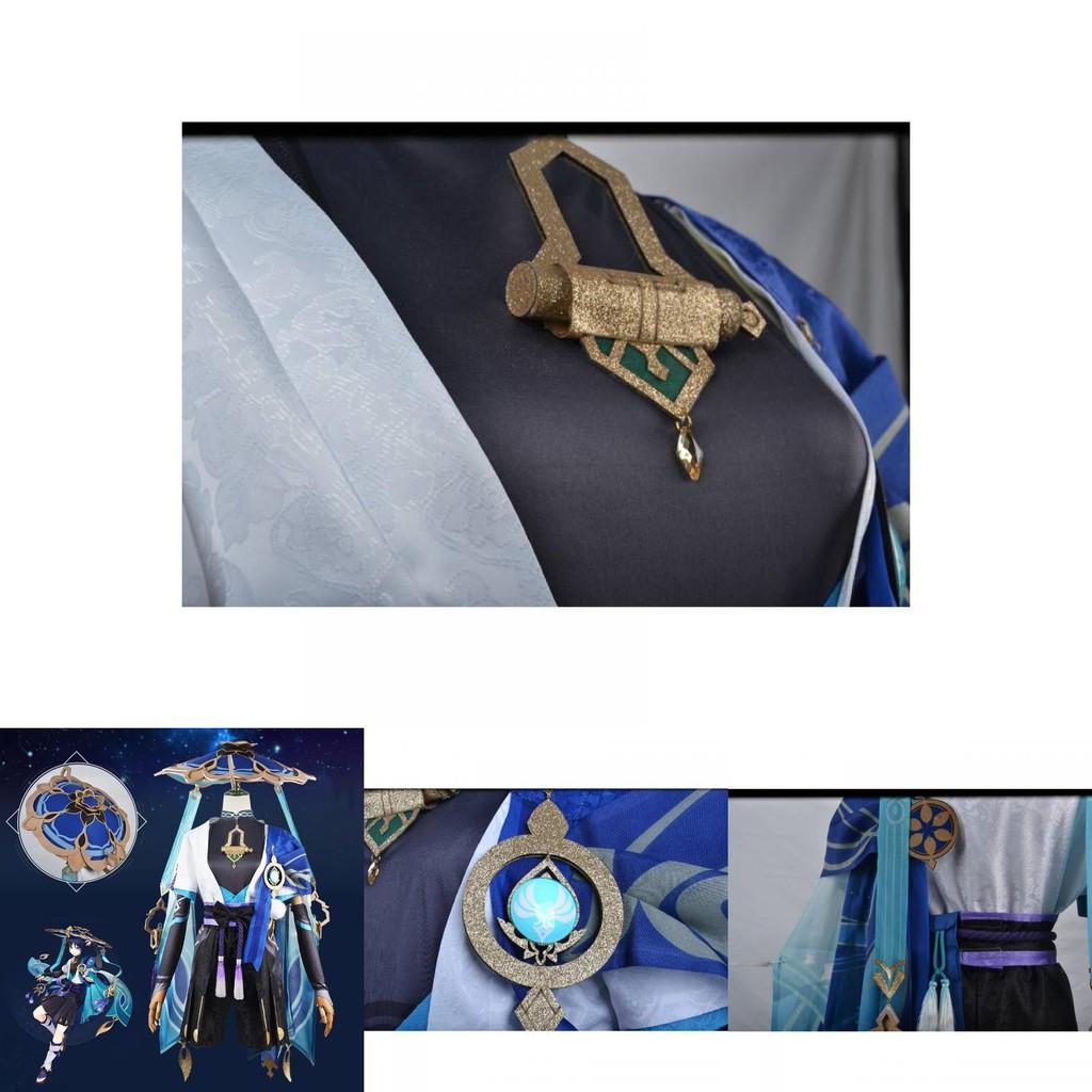 Genshin Impact Kunikuzushi-wanderer Balladeer Wanderer Scaramouch Cosplay Bamboo Hat Adult Garment