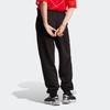 adidas Pantaloni de jogging Originals Trefoil cu logo monocrom, cu talie elastică, pentru femei, negru IA6437