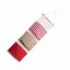 3Layer Design Hanging Storage Bag Cotton Linen Fabric Wardrobe Hanging Bag  Door Hanging
