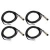 4 Set Inductive Proximity Switch 12mm Probe NPN 3 Wire NO Contact 4mm Detection Approach Sensor 6‑36